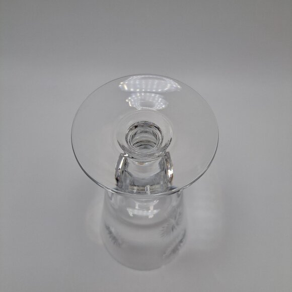 Vintage Cut Glass Goblet With Starburst Design - Picture 7 of 7